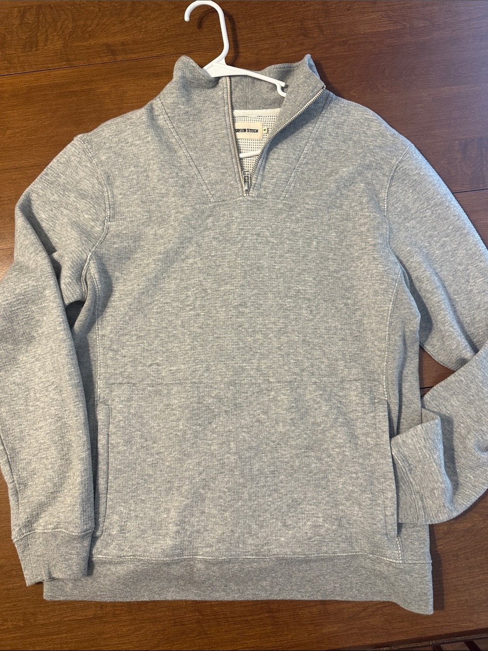 Taylor stitch horizon pullover ash grey M